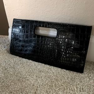 Faux Animal Skin Purse